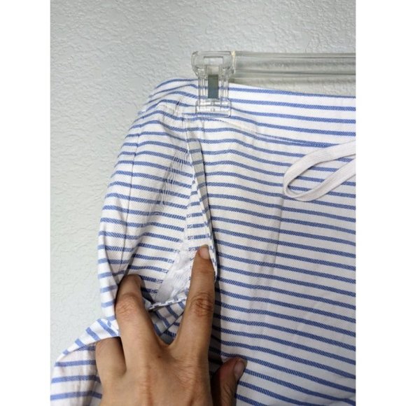 NWT Nautica Blue & White Striped Size 12 Shorts with tie - Picture 4 of 7